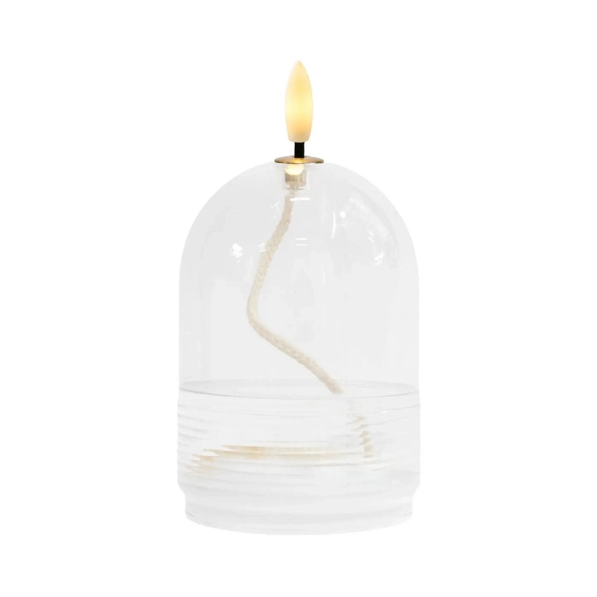 LED olejová lampa Dea, Ø8 x 11 cm, čirá (kopie)