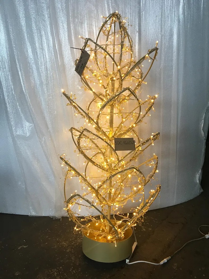 3D světelná šiška s krystaly, 70x160x70 cm, teple bílá, 36V, 8W, 15 kg, 1 díl
