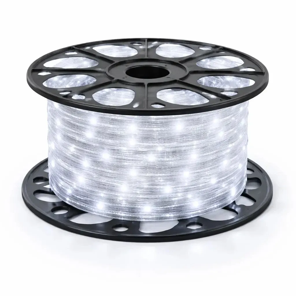 Easy Fix světelná LED hadice venkovní 1 m, ledově bílá, 24 V, 30 diod, průhledná hadice IP44, metráž