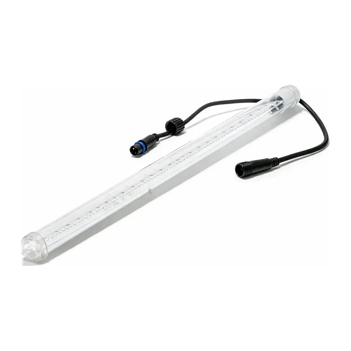 Easy Fix LED padající sníh 60 cm, ledově bílá, 144 diod, černý kabel, IP67, prodlužovací
