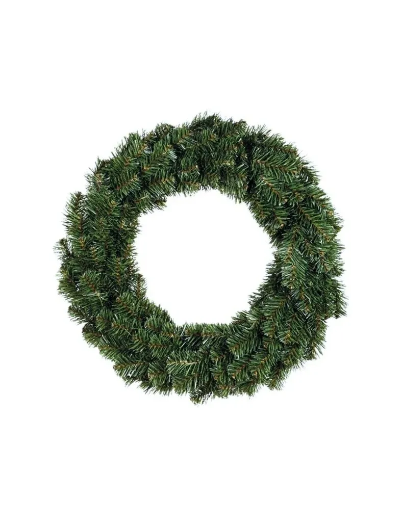 Zielony wieniec, średnica zewnętrzna 50 cm, średnica wewnętrzna 25 cm