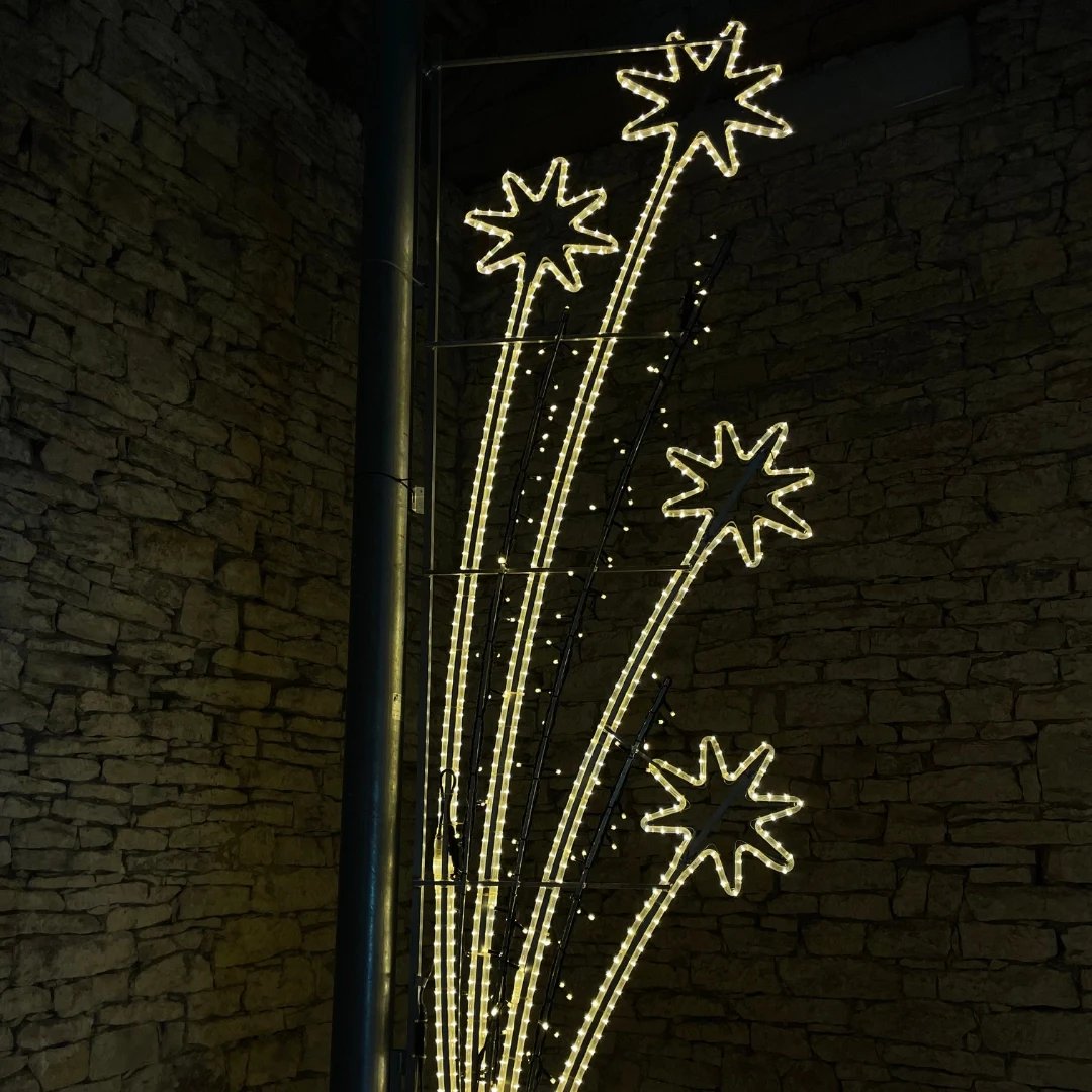 Dekor świetlny LED, 85 x 300 cm, ciepła biel, 230 V