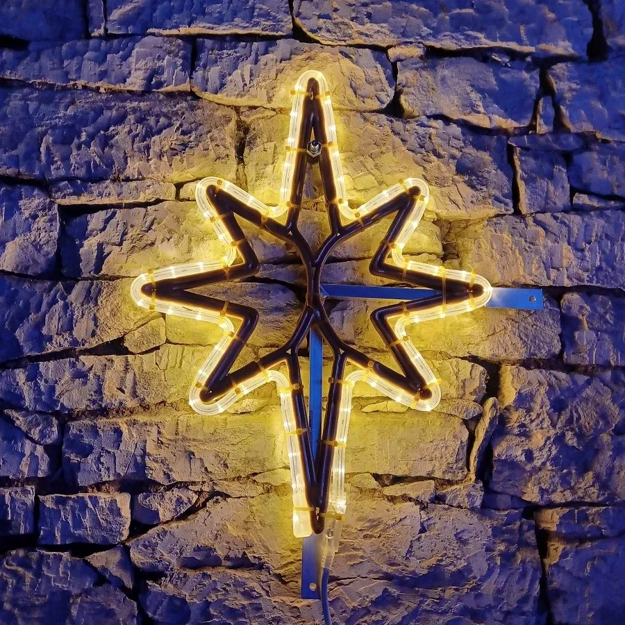 Easy Fix 2D LED Star Light X., 35 × 50 cm, ciepła biel, wisząca, aluminium