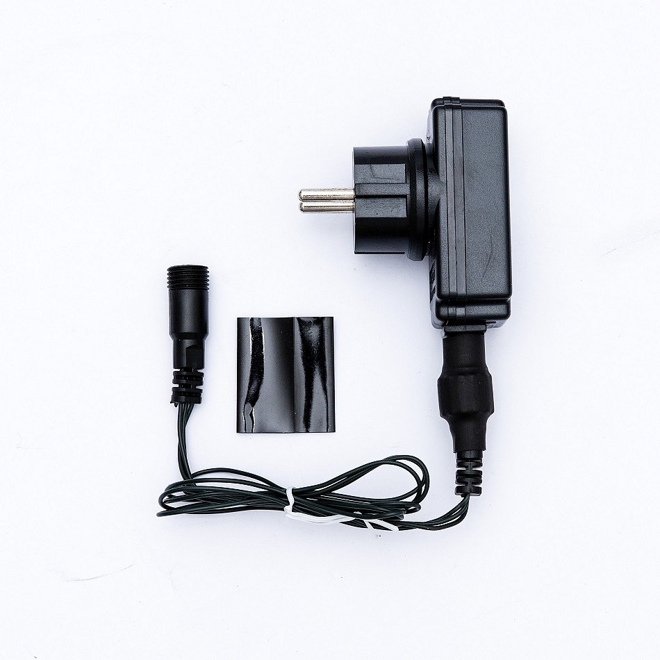 Transformator HOBBY LINE 30 V, czarny kabel IP44 do zastosowań zewnętrznych, program animacji