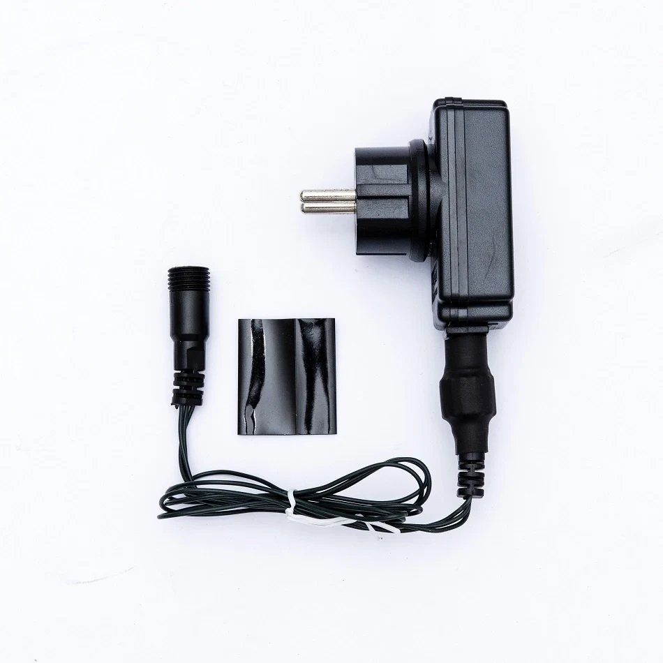 Transformator HOBBY LINE 30 V, czarny kabel IP44 do zastosowań zewnętrznych, program animacji