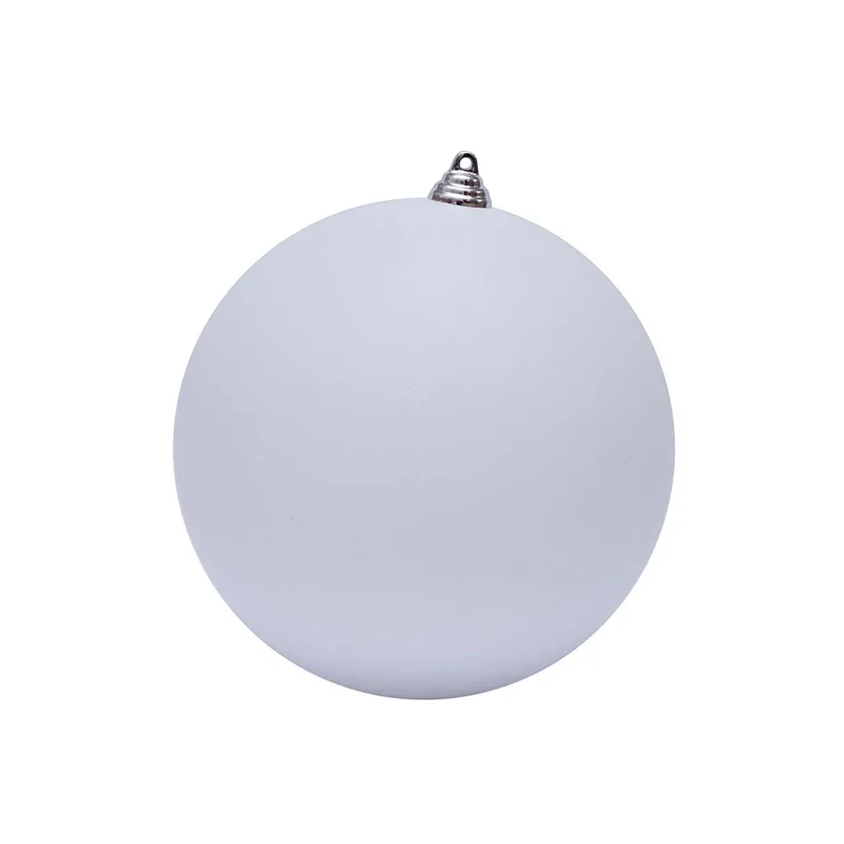 Produkcja - Plastikowa kula, d.20 cm, biała, matowa, v2
