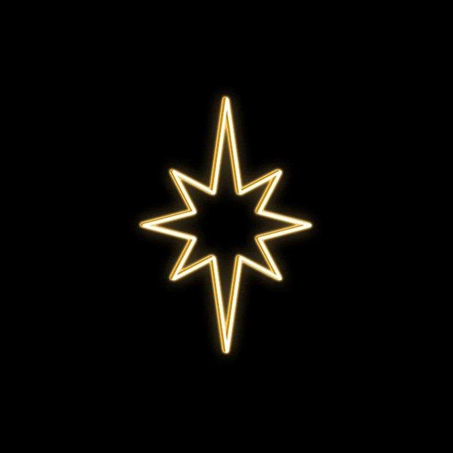 Easy Fix 2D LED star light 50 × 80 cm, ciepła biel, wisząca, aluminium