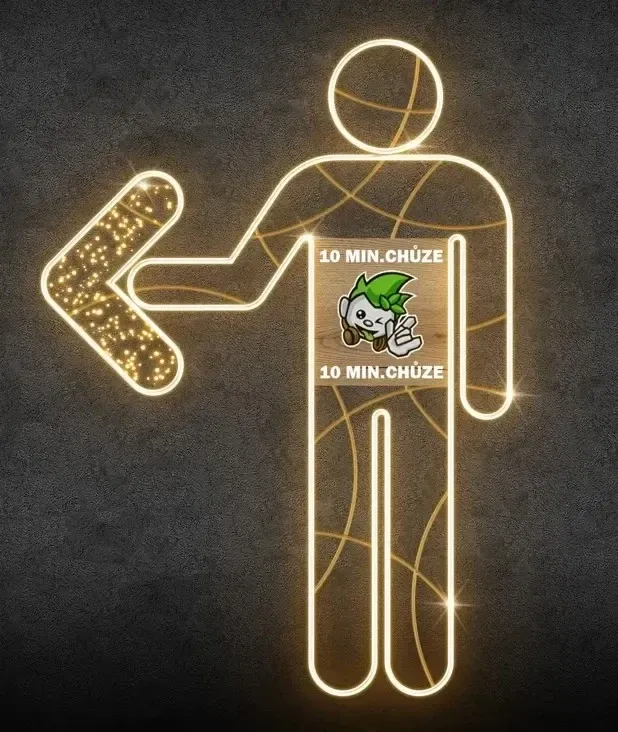 Wyświetlacz LED Easy Fix 2D, 150 × 210 cm, ciepły biały, wiszący, druk 3D