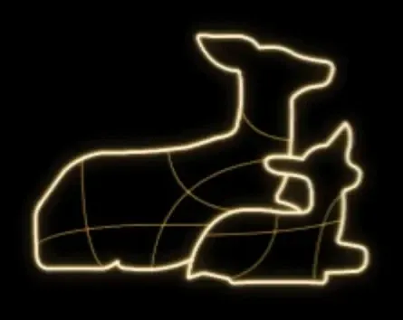 Pułapka świetlna Eco Fix 2D LED z kółkiem, 100 × 80 × 60 cm, ciepła biel, stojąca, druk 3D, aluminium