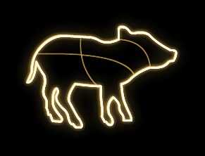 Eco Fix 2D LED selektor światła I., 95 × 70 × 60 cm, ciepły biały, stojący, drukowany 3D, aluminium