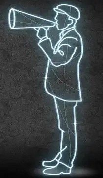 Eco Fix 2D LED light man z drukarką, 100 × 210 × 60 cm, lodowata biel, wiszący, druk 3D