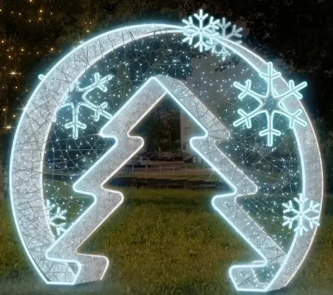 Fotopunkt Eco Fix 2D LED, 275 cm, zimna biel z lampą błyskową, aluminium