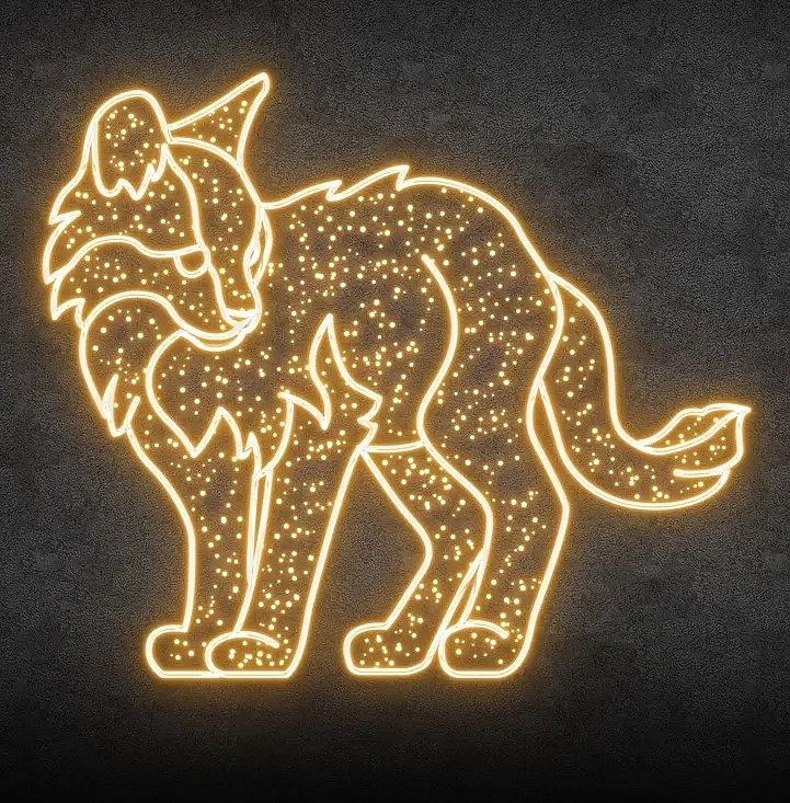 Oświetlenie LED Eco Fix 2D, wiszące, 176 × 148 × 3 cm, ciepły biały, druk 3D, złote