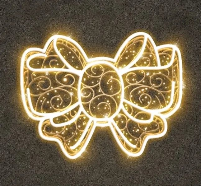 Taśma świetlna Eco Fix 2D LED II, 225 × 190 × 5 cm, ciepła biel, wisząca, druk 3D