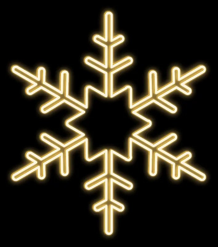 Naświetlacz LED 2D XXV, z gwiazdą, wiszący, Ø 100 cm, ciepły biały, aluminium