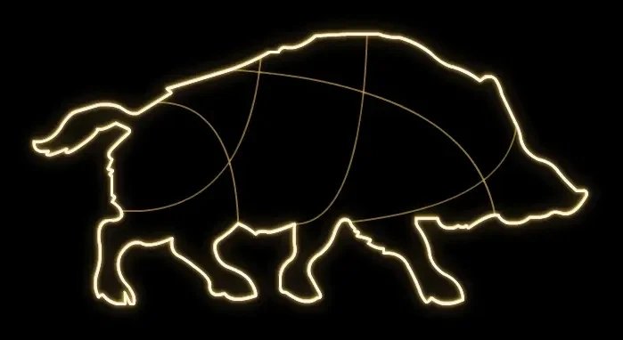 Tablica świetlna Easy Fix 2D LED, 240 × 120 × 60 cm, ciepła biel, stojąca, druk 3D, aluminium