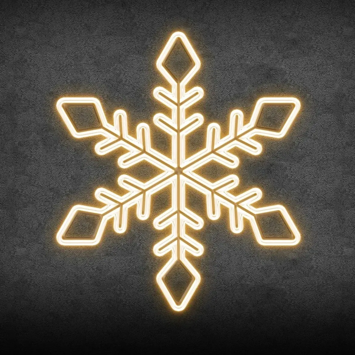 Easy Fix 2D LED light snowflake XI, 91 × 105 × 3 cm, ciepły biały, wiszący, druk 3D