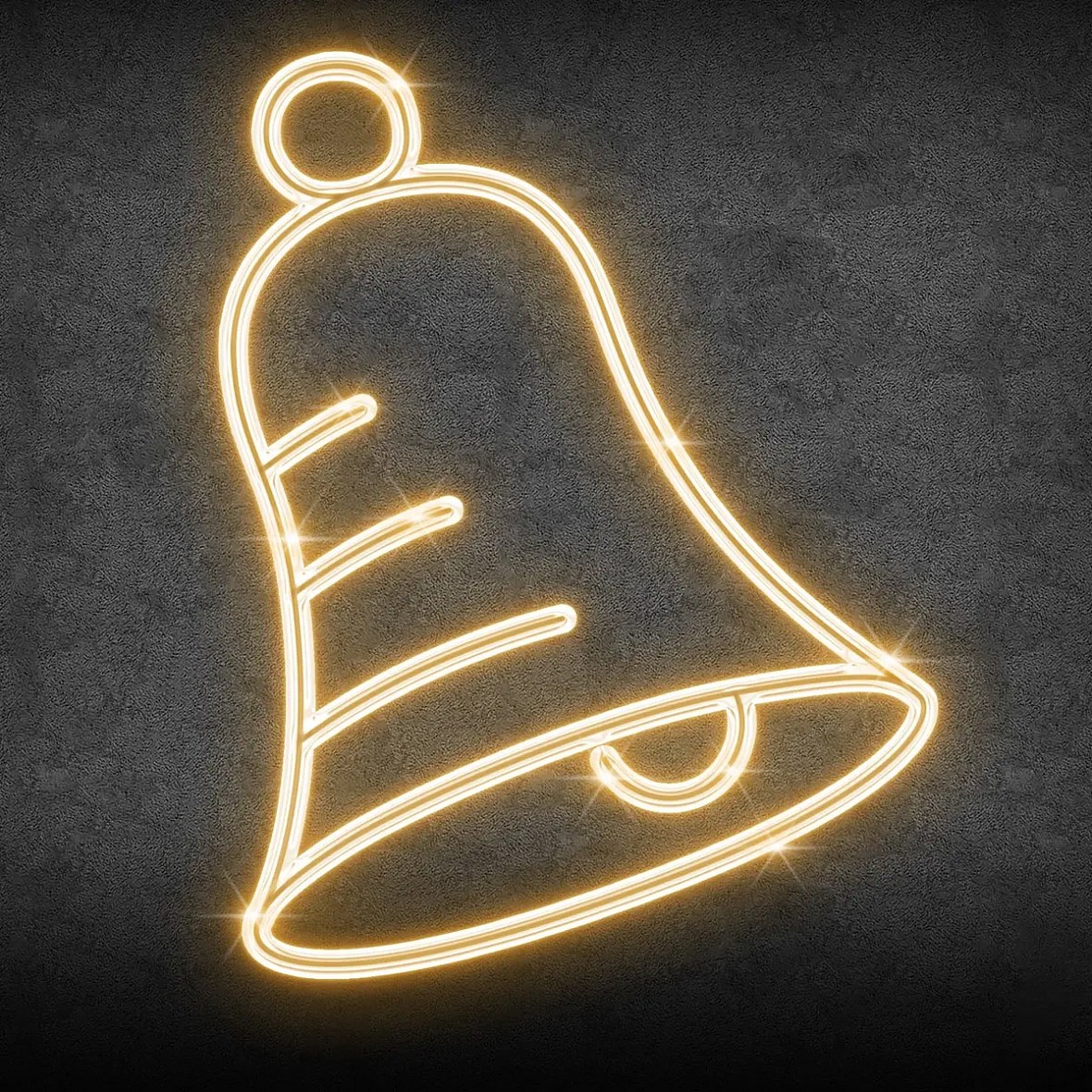 Dzwonek dekoracyjny LED Easy Fix 2D, 80 × 110 cm, ciepła biel, dekoracja do oświetlenia publicznego, aluminium