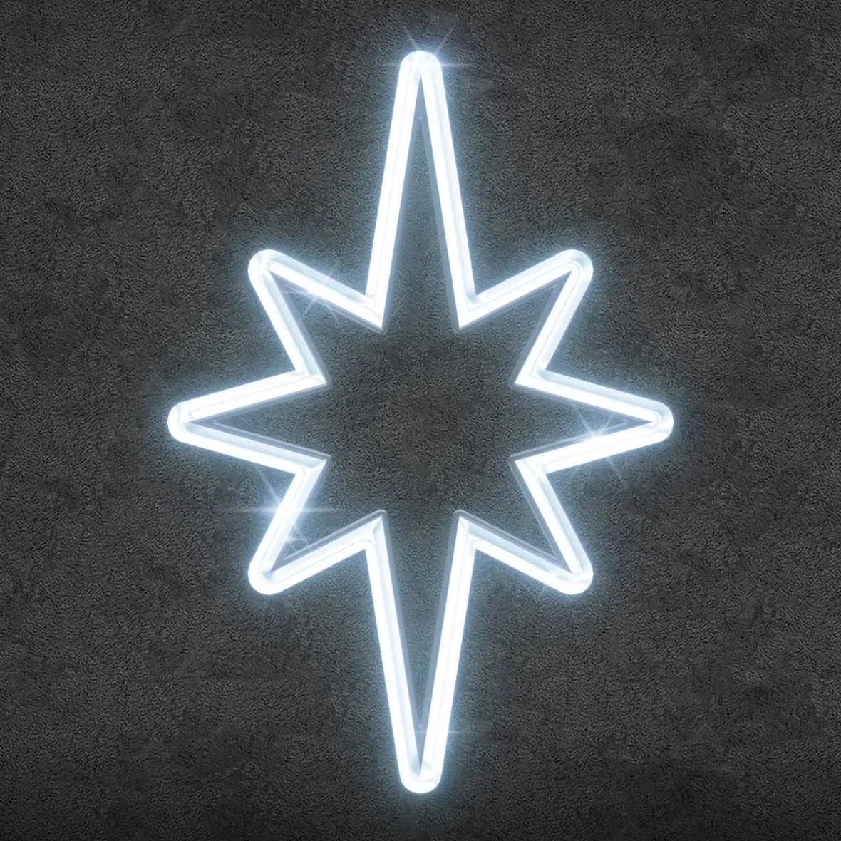 Lampka choinkowa LED Easy Fix 2D, 60 × 90 cm, lodowa biel, aluminium