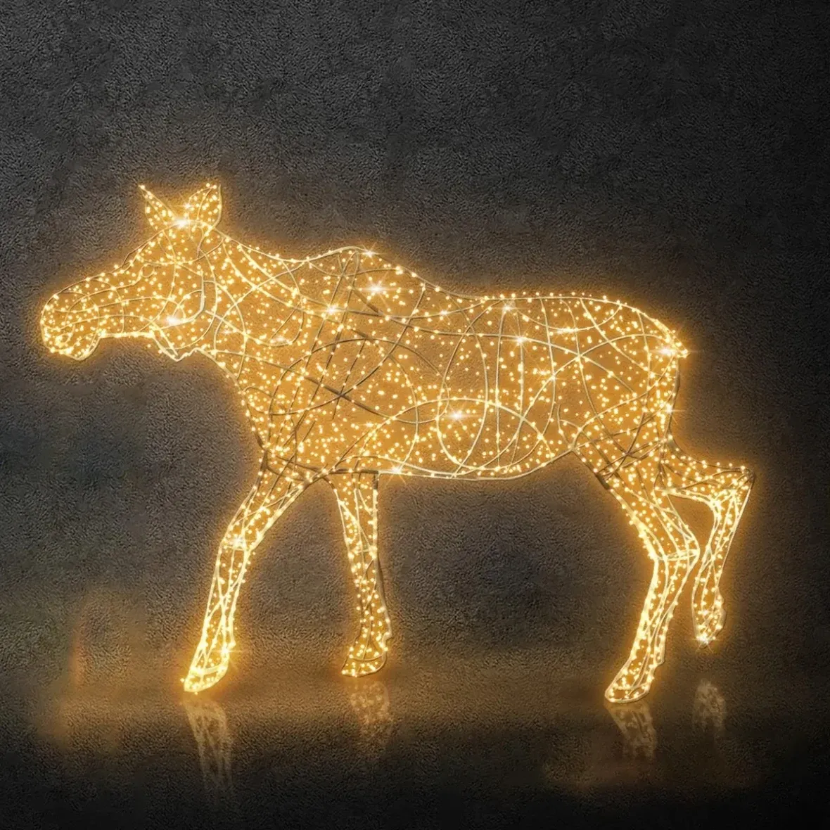 Kaseton oświetleniowy Eco Fix 3D LED, WS2A, 330 × 410 × 100 cm, ciepły biały, aluminium