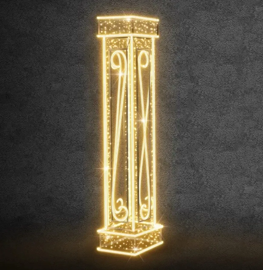 Kolumna świetlna Easy 3D LED, 245 × 60 × 60 cm, ciepła biel, 230 V, 59,5 W, 25 kg, 1 szt.