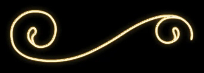 Fala świetlna LED 2D, 65 × 230 cm, ciepła biel, stojąca, aluminium