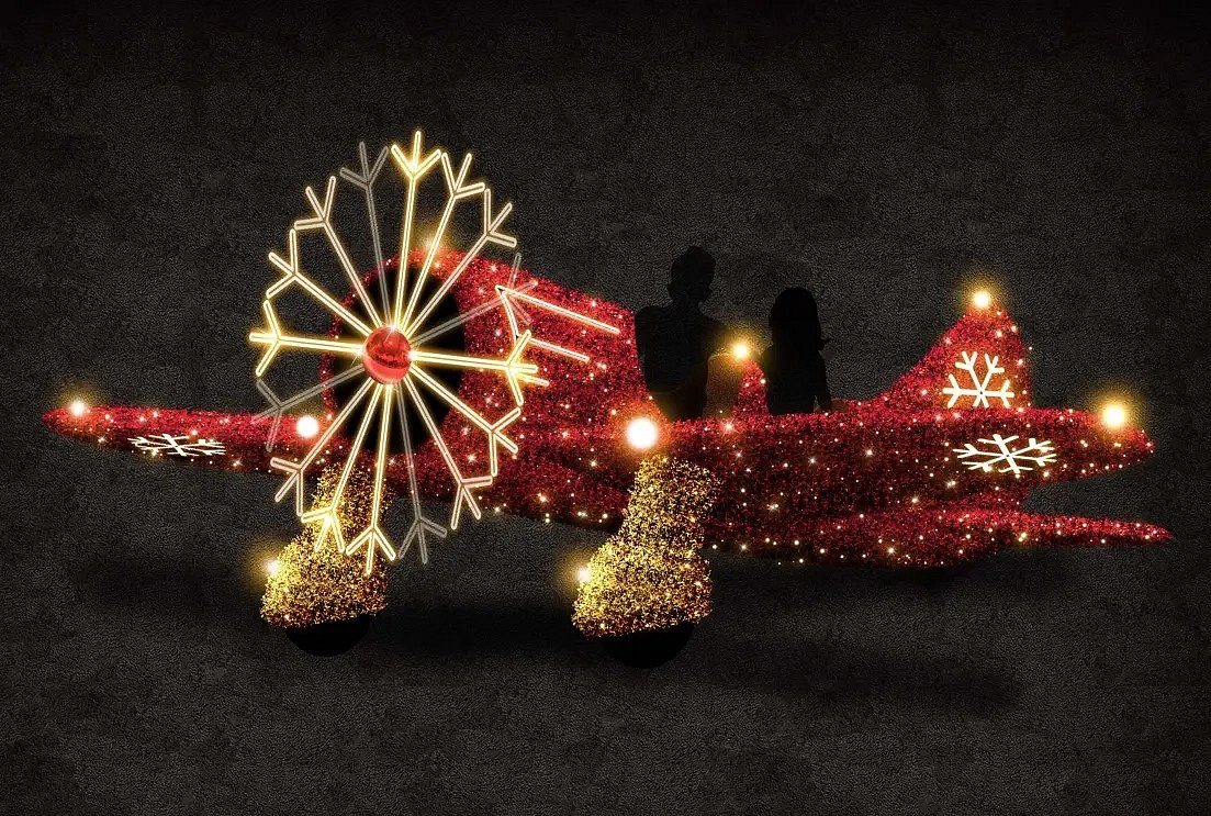 Płaszczyzna świetlna Twinkly 3D LED RGB, stojąca, aluminium