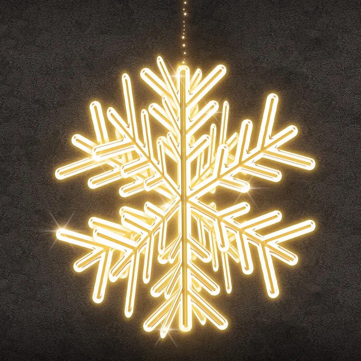 Reflektor LED Easy Fix 3D Ø 100 cm, ciepły biały, wiszący, aluminium