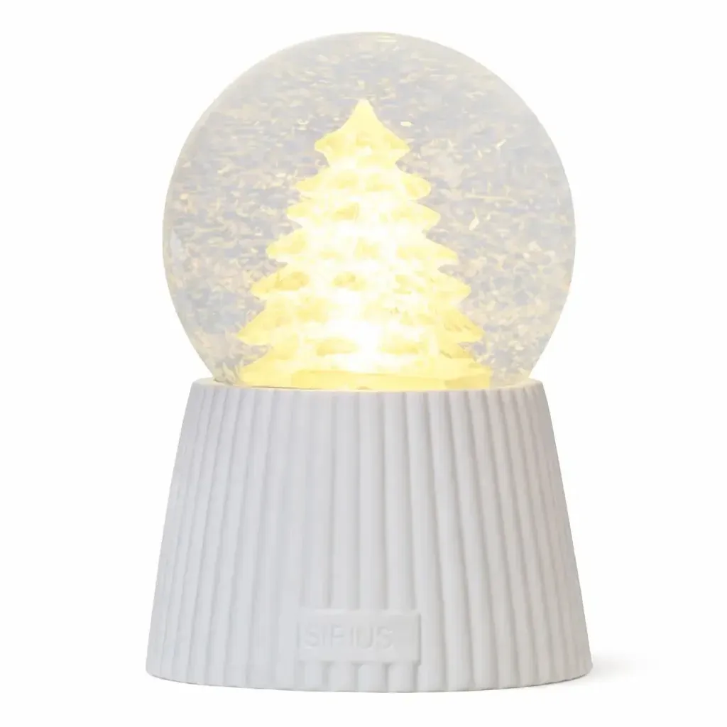 Kula śnieżna LED, 10 × 14,5 cm, drzewo