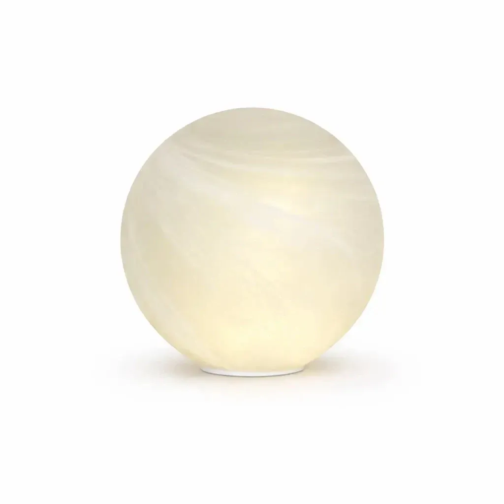 Kula świetlna 3D LED Odina, biała, matowa, 20 cm, wewnętrzna