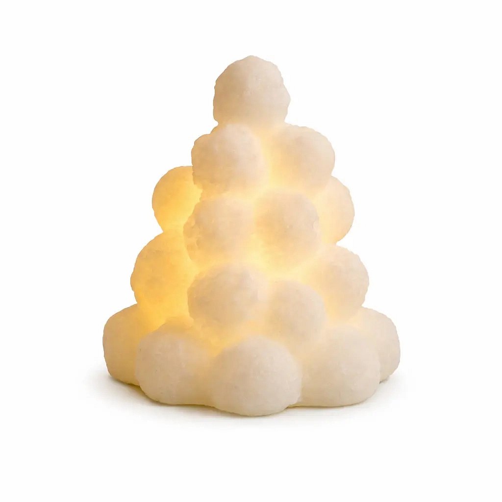 Świeca LED z prawdziwego wosku, biała, wysokość 13 cm, Ø 11,8 cm, 2× AA