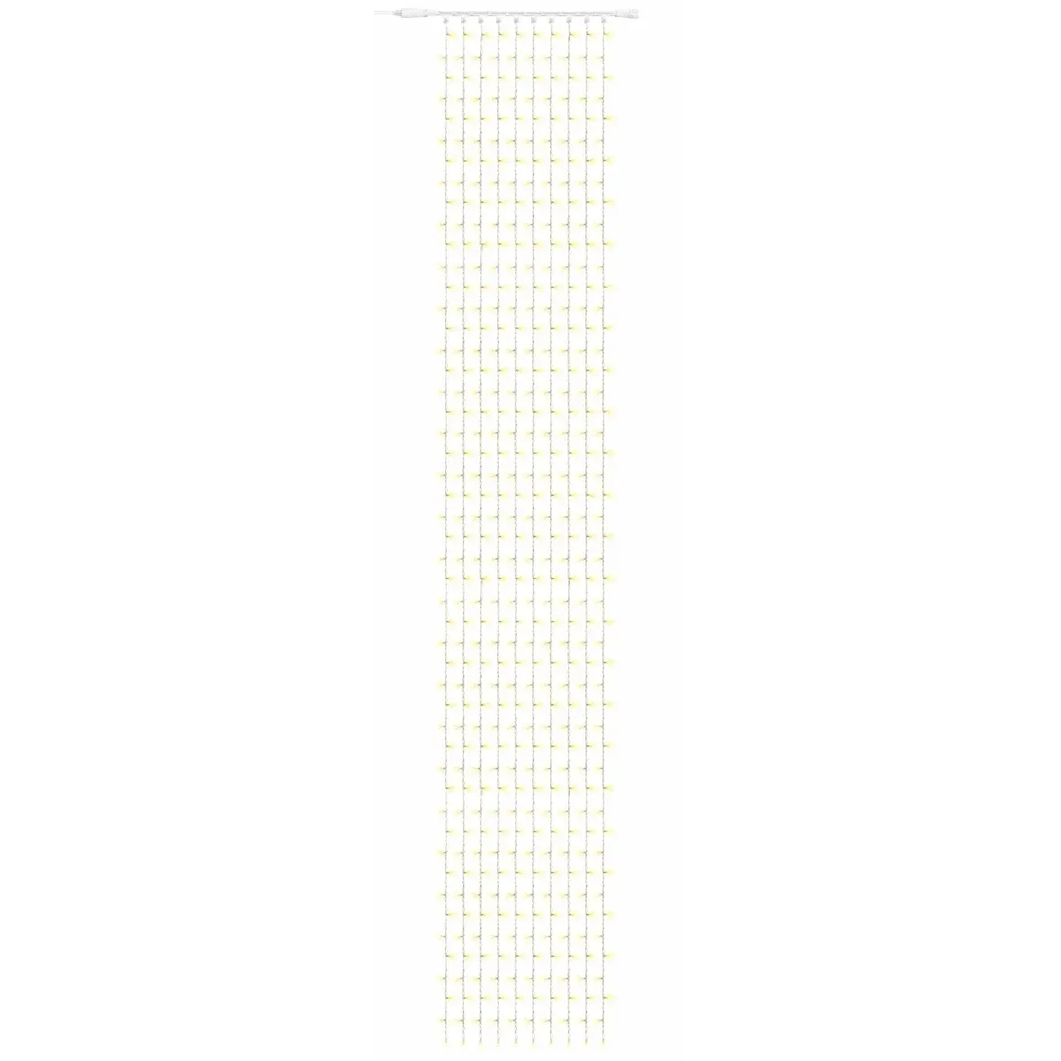 Easy Fix – zewnętrzna girlanda świetlna LED, 100 × 800 cm, ciepła biel z efektem FLASH, 700 diod, biały kabel, IP67, przedłużacz