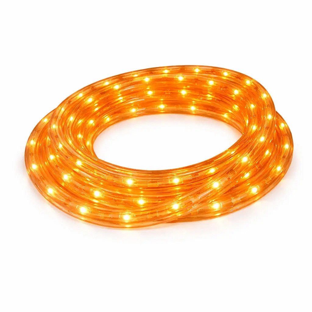 Wąż LED Easy Fix do zastosowań zewnętrznych, 1 m, pomarańczowy, 30 diod, IP44, sprzedawany na metry