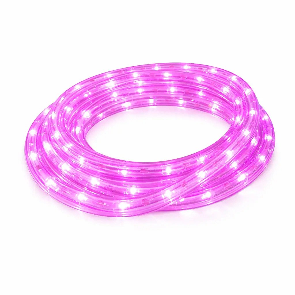 Wąż LED Easy Fix do zastosowań zewnętrznych, 1 m, różowy, 30 diod, IP44, sprzedawany na metry