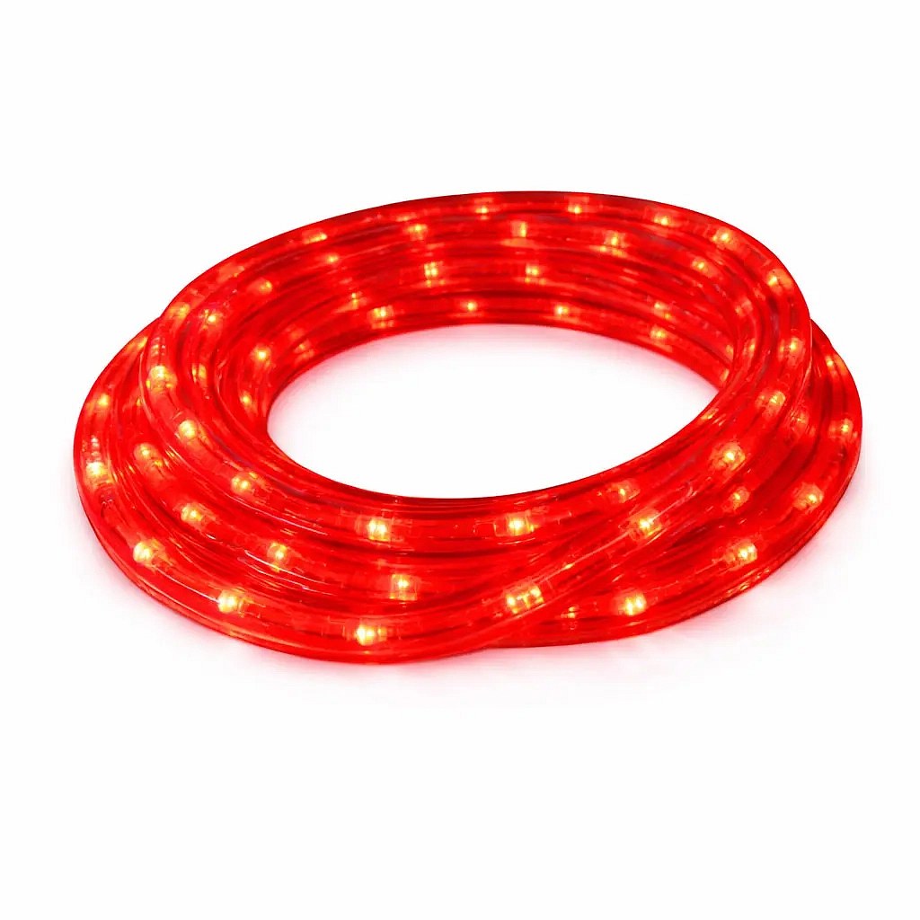 Wąż LED Easy Fix do zastosowań zewnętrznych, 1 m, czerwony, 30 diod, IP44, sprzedawany na metry