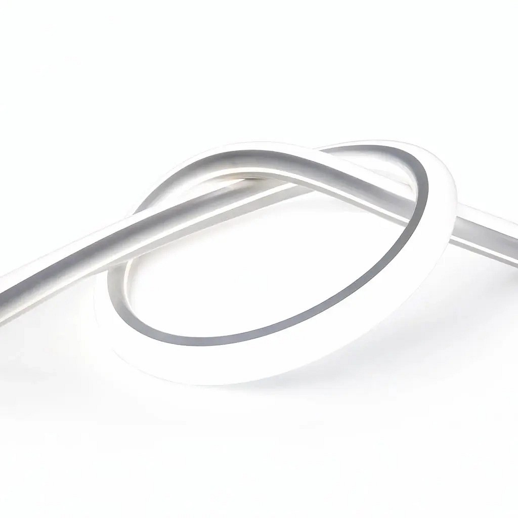 Easy Fix LED Neon – wąż zewnętrzny, 1 m, lodowobiały, typ D (jednostronny), IP67, sprzedawany na metry
