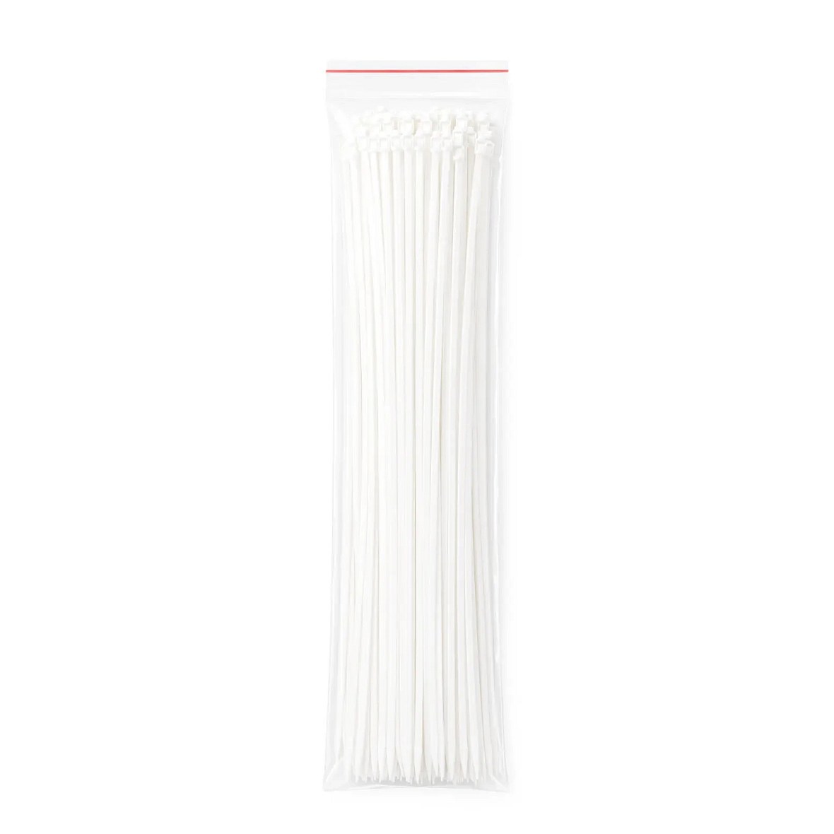 Plastikowa taśma spinająca 4,8 mm × 43 cm naturalna, uniwersalna, zewnętrzna, opakowanie 100 szt.
