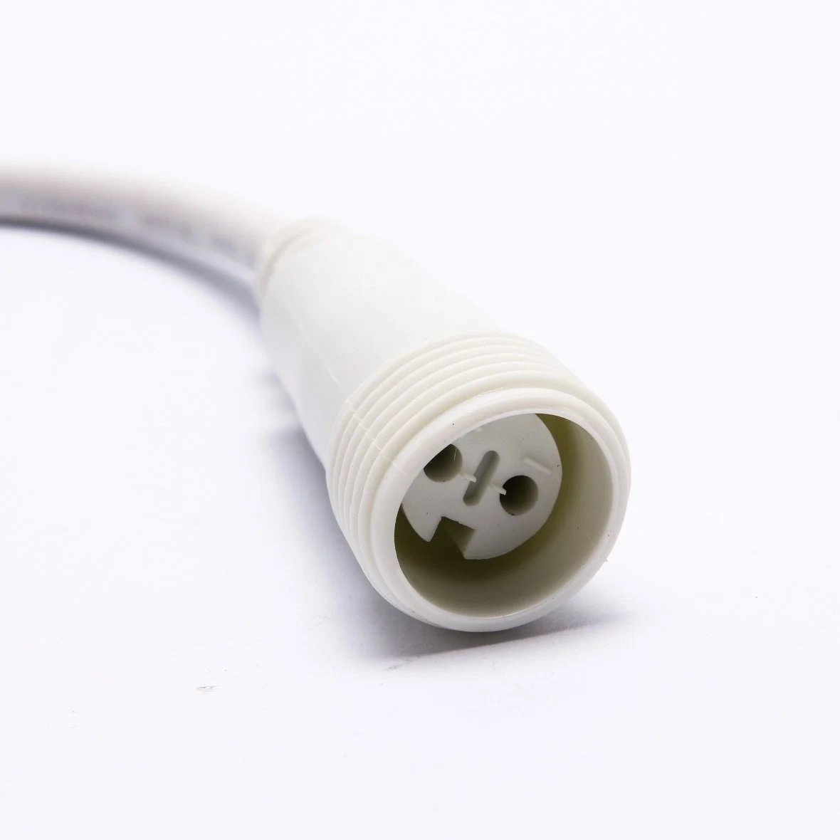 Kabel połączeniowy do jednostronnego neonu LED D-TYP, IP67, 25 cm, biały, żeński