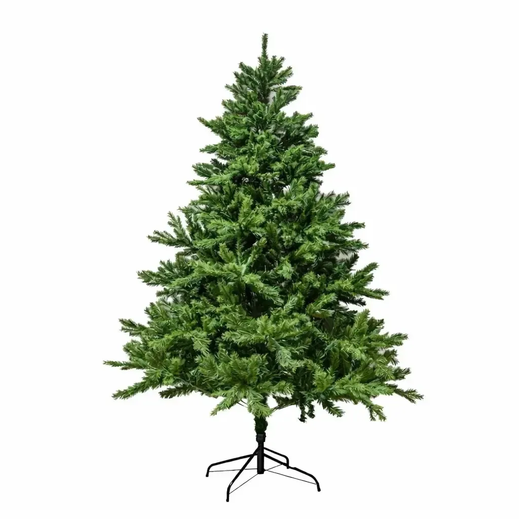 Sztuczna choinka 180 cm, świerk z igłami 2D i 3D, ze stojakiem