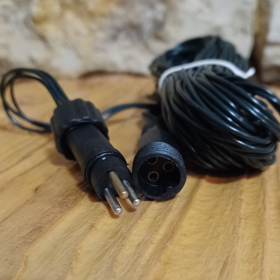 Przedłużacz 3m Hobby line, zielony kabel