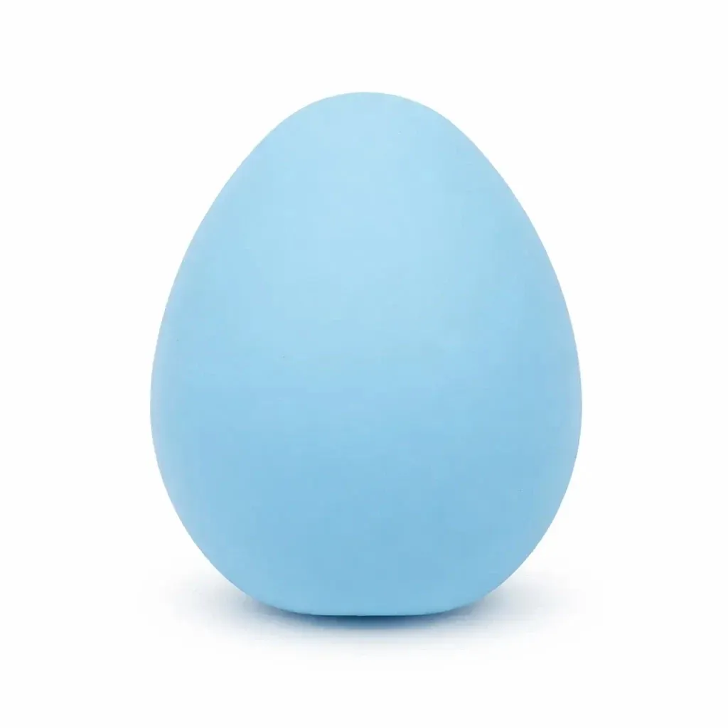 Dekoracja na jajko wielkanocne, 30 cm, jasnoniebieska, plastikowa, zewnętrzna