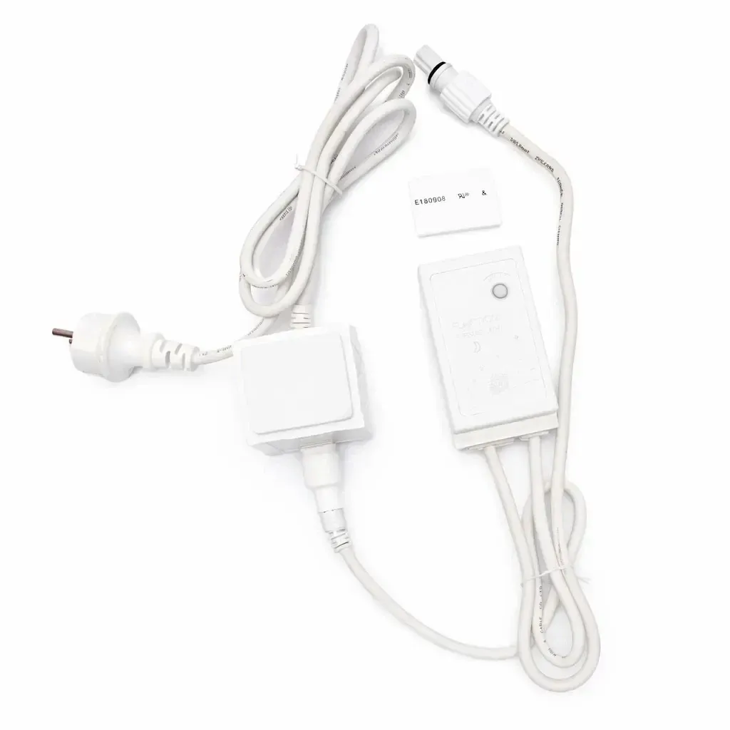 Transformator 36 W, zewnętrzny biały kabel IP44, do modeli WFT3, WF204 i WF206, program animacyjny