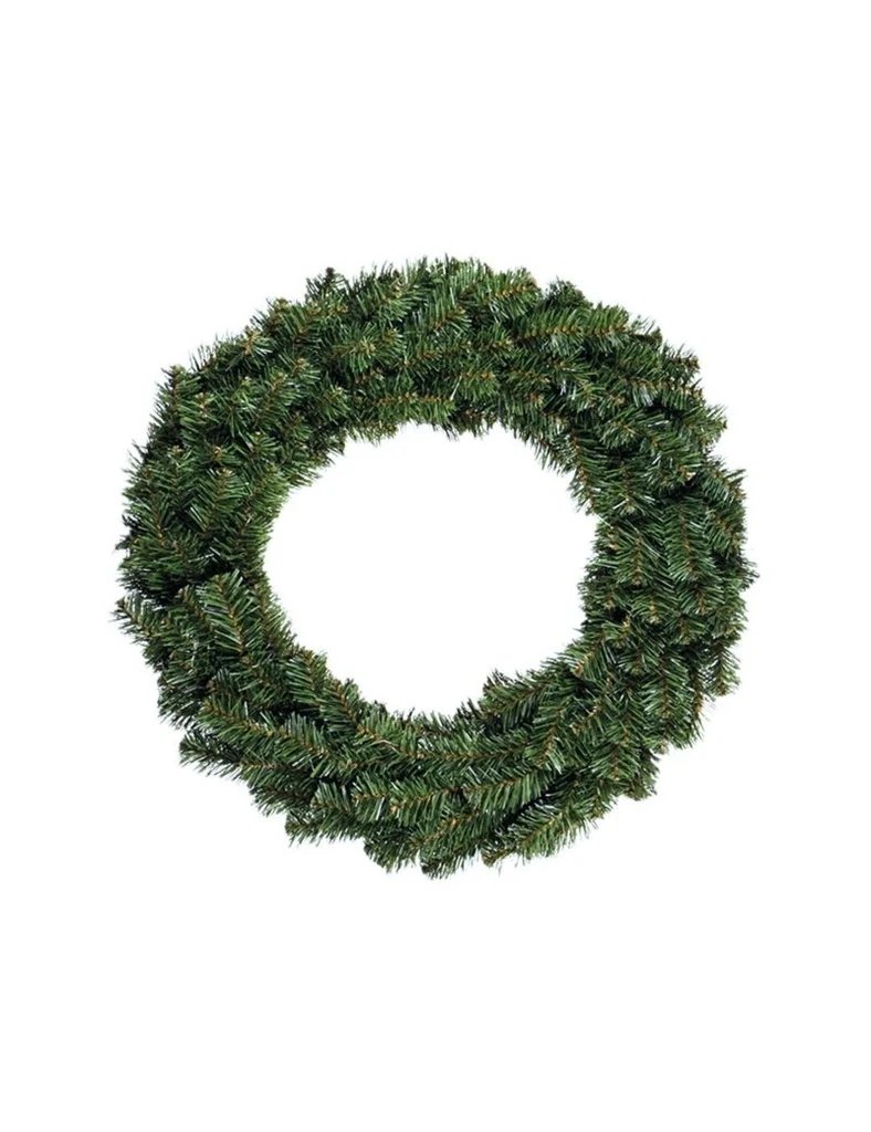 Zielony wieniec, średnica zewnętrzna 60 cm, średnica wewnętrzna 30 cm