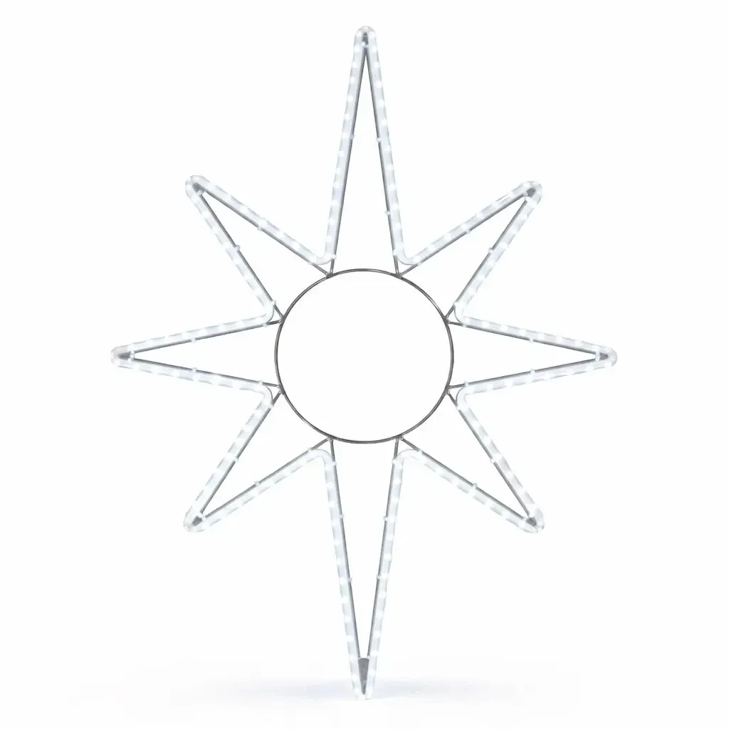 Easy Fix 2D LED star light X., 82 × 125 cm, lodowa biel, wisząca, aluminium