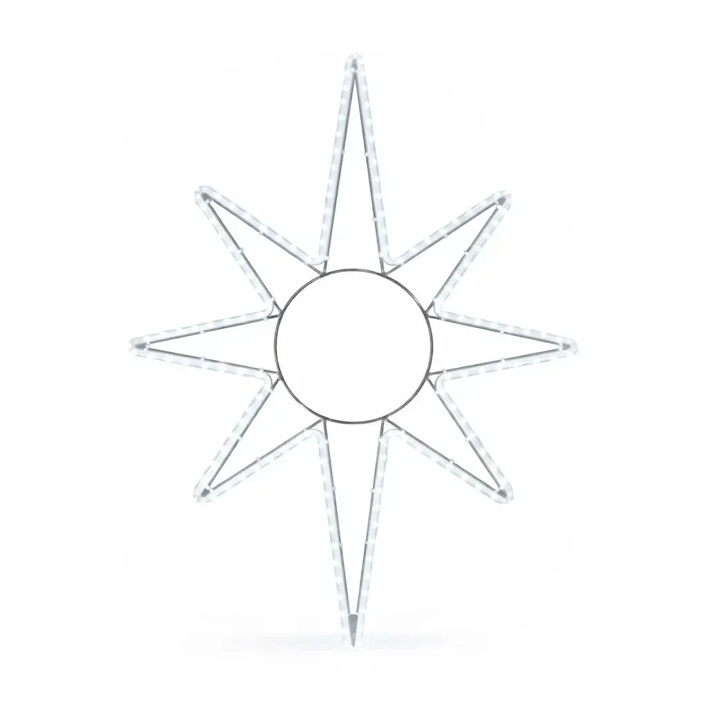 Easy Fix 2D LED star light X., 67 × 100 cm, lodowa biel, wisząca, aluminium