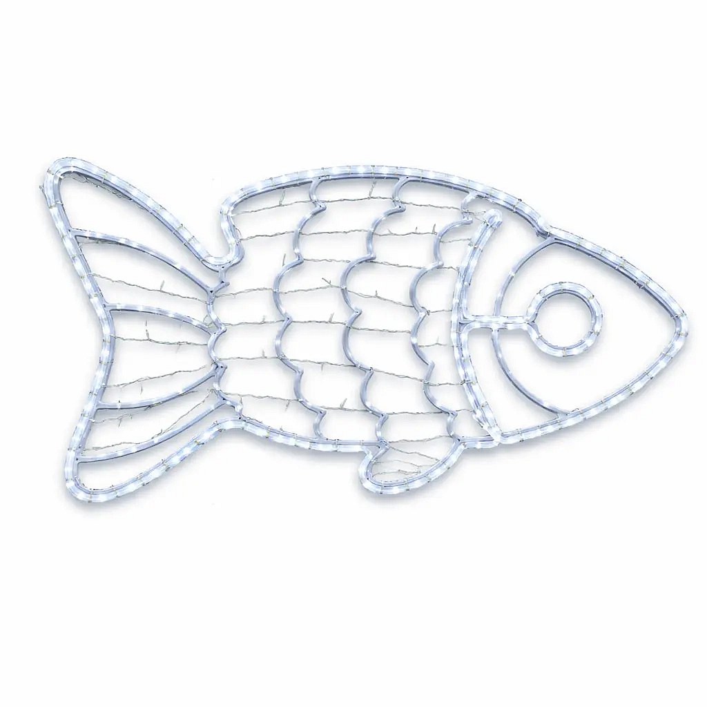 Karp świetlny Easy Fix 2D LED, wiszący, 155 × 82 × 3 cm, ciepły biały, druk 3D