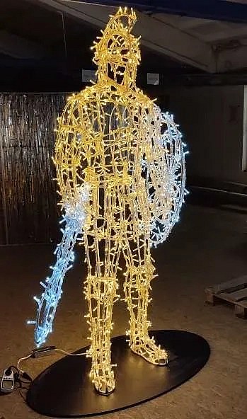 Eco Fix 2D LED knight V, WJ, ciepła biel, aluminium