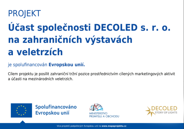DECOLED na výstavě