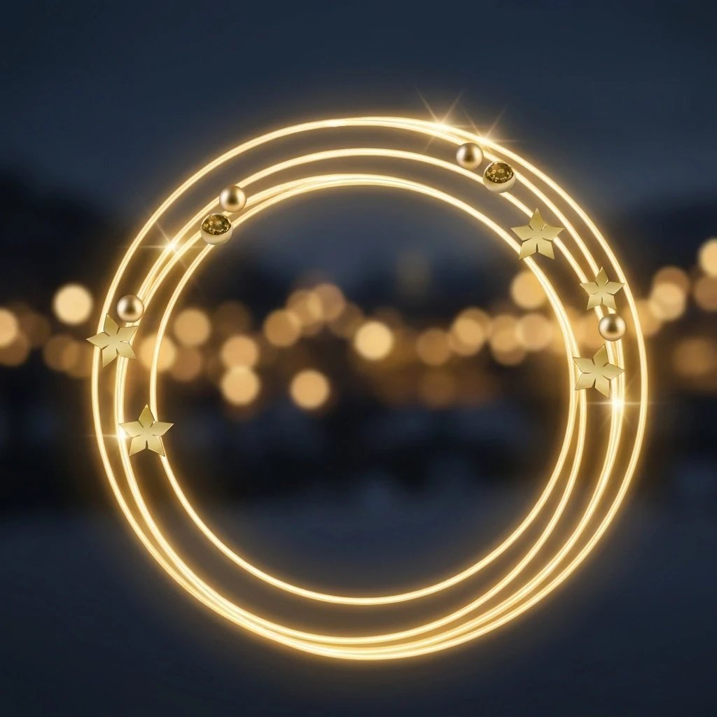 Tarcza świetlna LED, 250 cm d.p.m., ciepła biel