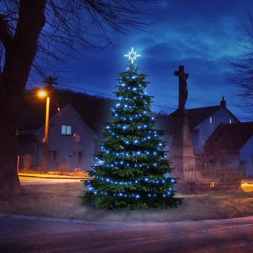 Zestaw oświetlenia LED dla drzew o wysokości 3-5 m, niebieski